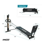 GR8FLEX Ultimate High Performance Gym with Total Over 100 Exercise Options, Multi-Functional Workout Machine, Strength Training, Cardio,  Body Fitness Equipment (Carbon Fiber Black Model)