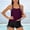 B, variant on HUAXUN Tankini Swimsuits for Women Tummy Control Cute Tankini V Neck High Waisted Skirted Bottom Tankini Top with Bottom 2026 2 Piece Swimsuit for Women