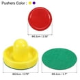 thumbnail image 2 of 4Pcs Air Hockey Pusher 96mm with Pad and 8Pcs Air Hockey Pucks, Handles Paddles Replacement Accessory, 2 of 6