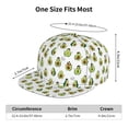 thumbnail image 4 of Hirioo Avocado Friends for Baseball Cap Men Cap Flat Brim for Men Women Teens Adjustable Baseball Cap, 4 of 7
