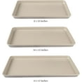 thumbnail image 4 of ZJQYDS Gallen 3-Piece Cookie Sheet Set – 13", 15", 17" Baking Pans, Ceramic Nonstick, PFA-Free, Carbon Steel – Oven Safe to 450°F, Warp-Resistant, Easy to Clean - Taupe, 4 of 13
