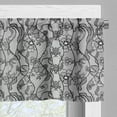 thumbnail image 3 of Ambesonne Antique Valance Pack of 2, Lace Gothic Pattern, 42"X12", Grey Black, 3 of 5