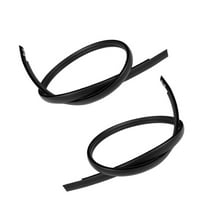 2pcs Rubber Roof Drip Moulding Side Finish Seal Strip for Honda Civic Sedan 4-Door 2012-2015 74306TR0A01 74316TR0A01