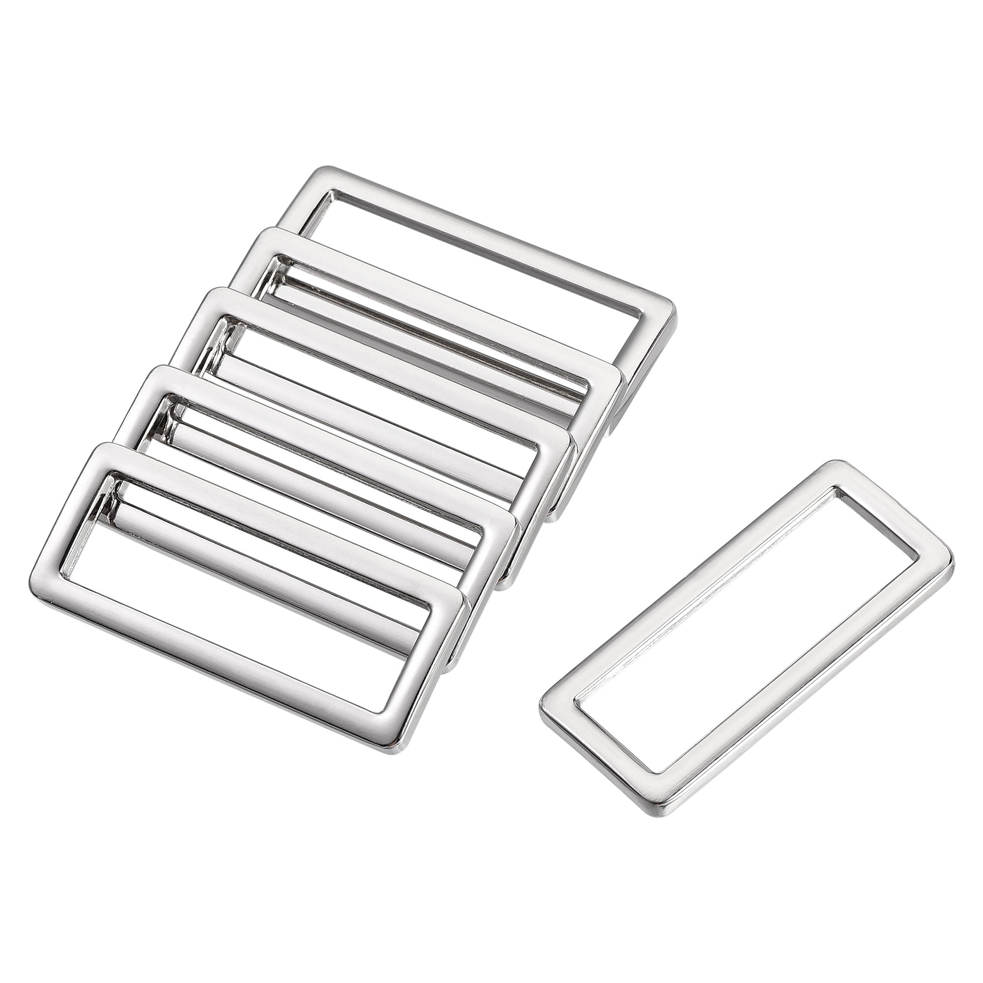 Adjustable silver tone rectangle segment hook end 29-39” shiny metallic belt EUC $_32.JPG?set_id=880000500F main image 2