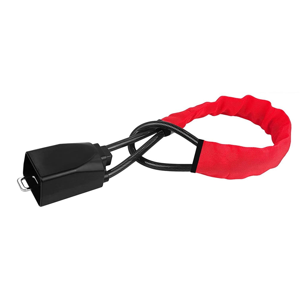 Justharion Verrou de Volant Professionnel Outils Anti-Vol Performance Universelle Accessoires de Voiture Sécurité Siège Portable Rouge