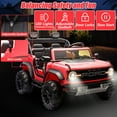 thumbnail image 5 of 24V 2 Seater Ride on Electric Car for Kid, Licensed Ford Bronco Ride on Toy for Big Kid, Toddler Truck Car with FM Radio, Bluetooth LED Light, Gift for Boys Girls 3-8 Years, Red, 5 of 8