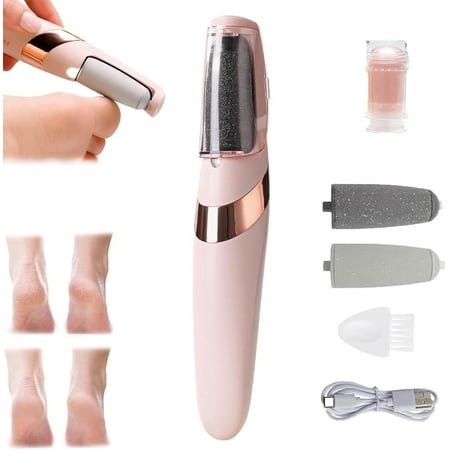 Novetek Electric Feet Callus Remover, Novetek Electric Foot File, Electrics Pedicure Tools for Feet, Silk 3 Pro Pedicure Wand Set for feet, Waterproof Foot Scrubber File for Dead,Hard