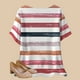 thumbnail image 5 of Camisetas de Manga Corta para Mujeres, Camiseta de Cuello Redondo Impresa de Moda, Primavera Y Verano Casual, 5 of 9