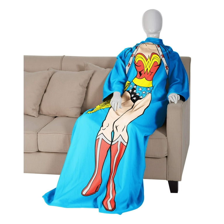 Wonder Woman Being Wonder Woman Adult Comfy Throw