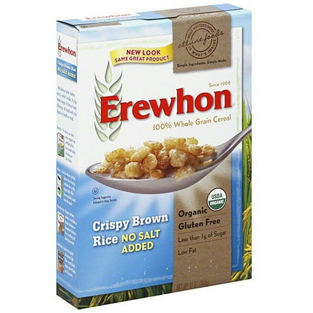 Erewhon Organic 100% Whole Grain Crispy Brown Rice Cereal, 10 oz (Pack of 6)