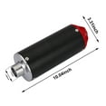 thumbnail image 3 of Exhaust Pipe, Dirt Bike 28mm Muffler Fit Dirt Bike ATV Pipe Muffler Bike Pipe Muffler Quad 110cc 125cc, 3 of 6