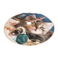 thumbnail image 2 of Bingfone Christmas Tree Skirt Mat Christmas Decoration Interior 30"-Playful Cat, 2 of 8