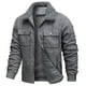thumbnail image 3 of Ceisia Men's Fleece-Lined Suede-Like Workwear Jacket with Sherpa Collar Gift, 3 of 3