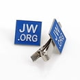 thumbnail image 1 of Perfect Present-Jw.org Gift Necktie Clip and Lapel Pin Set-Square -with JW.ORG Logo Gift Box-Blue, 1 of 2