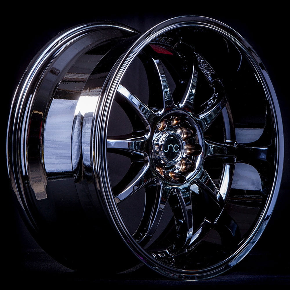 JNC Wheels 18" JNC019 Black Chrome Rim 5x100/5x114.3 18x9 inch