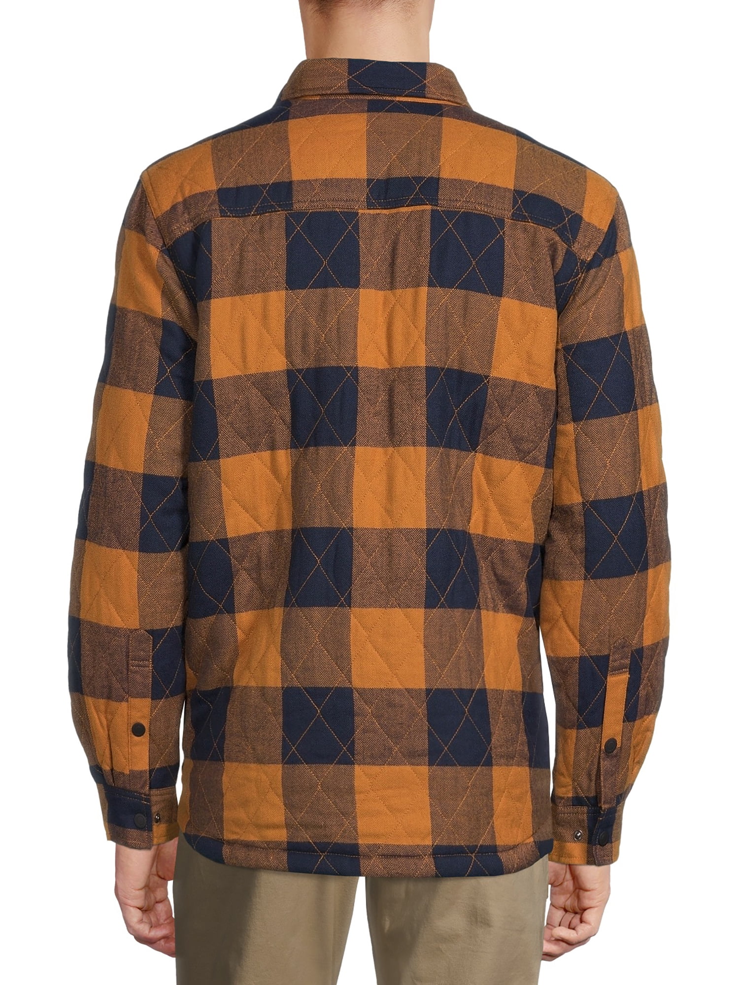 George Men's and Big Men's Shirt Jacket, Up to Size 5XL