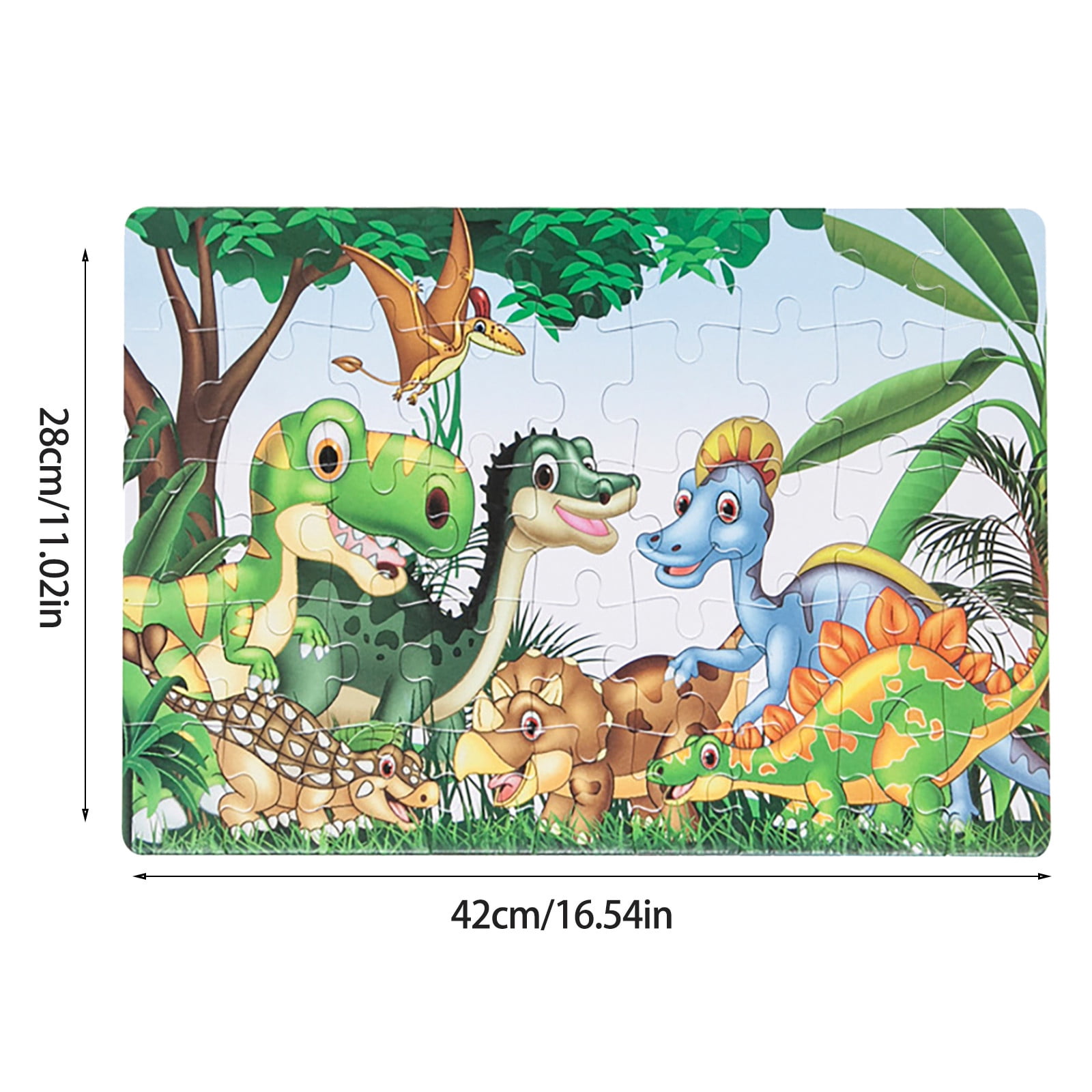 lieteswe puzzles for kids ages 4 8 year old 45 piece colorful wooden puzzles for toddler walmart com