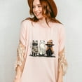 thumbnail image 5 of Black Cats Halloween T-Shirt, Cute Cats in Costumes Tee, Ghost Mummy Witch Cat Shirt, Spooky Season Top, Cat Lover Gift for Halloween, 5 of 7