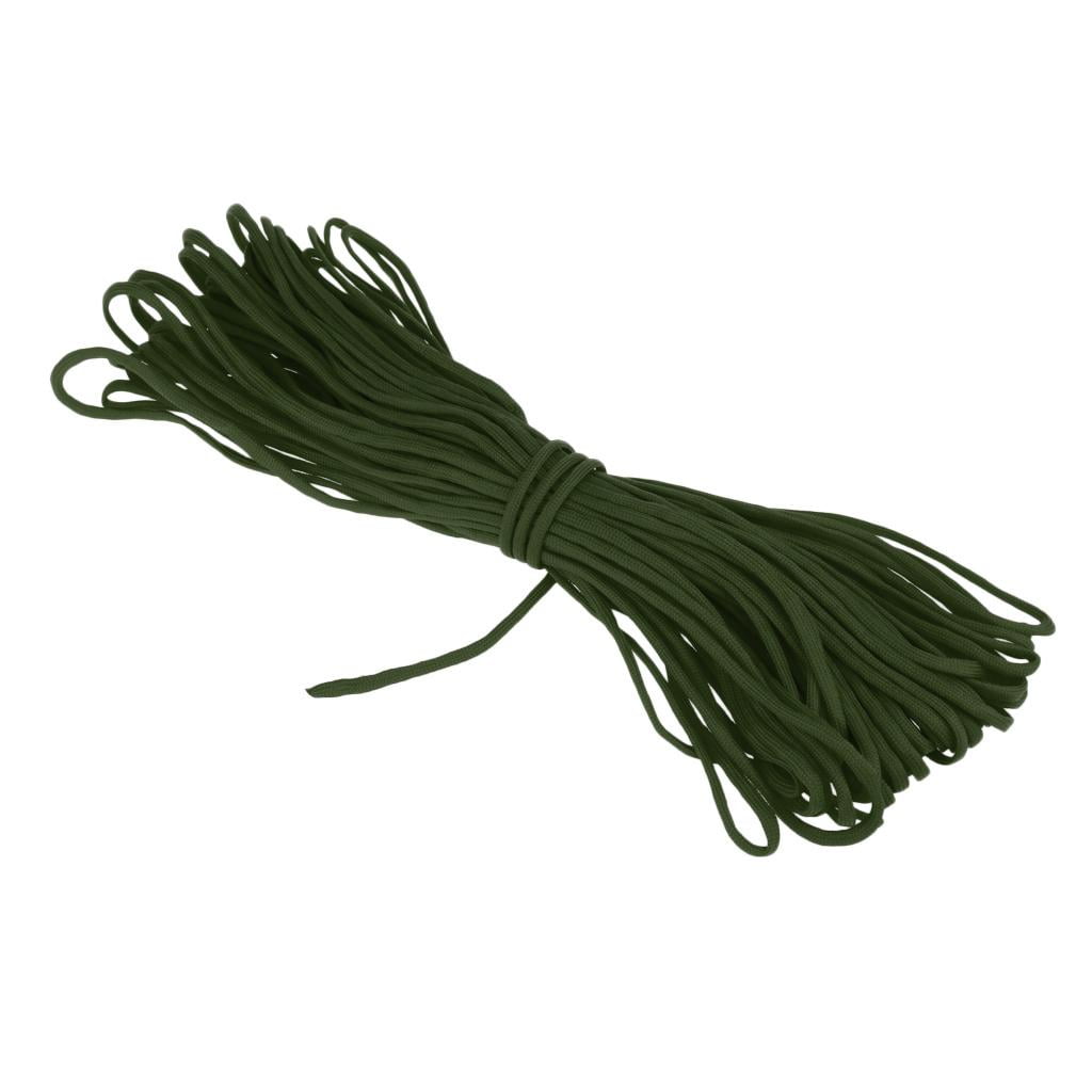 CUTICATE Paracord Parachute Cord Highly Durable 300 lbs Breaking Point Polyester 4 mm Diamter Thickness