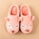 thumbnail image 5 of Minnieouse Zapatillas de felpa Otoño Invierno suela gruesa cálido lindo dibujos animados encantador casa dormitorio pareja zapatos para mujer hombre Accesorios de calzado Gris oscuro Minnieouse AP013043-05, 5 of 6