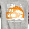thumbnail image 3 of Instant Message - Hilton Head Island - Toddler & Youth Crewneck Fleece Sweatshirt, 3 of 6