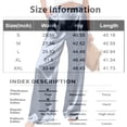 thumbnail image 3 of Palazzo Pants for Women Satin Wide Leg Plicated Silky Pull on Party Dress Casual Pant Trouser Dark Blue XL, 3 of 5