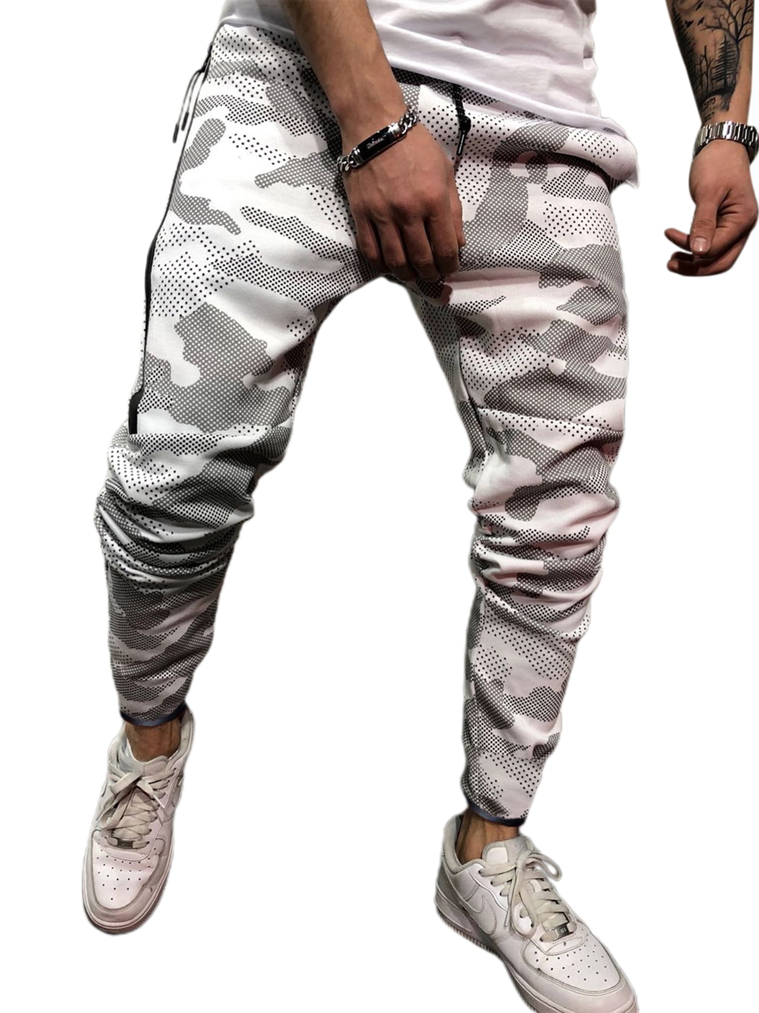 camo trousers plus size