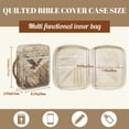 thumbnail image 7 of ZUXONGSY Eagle Snow Mountain Print Bible Cover Case for Women Quilted Bible Protector Large ChuZU Bag with Pen Holder Carrying Book Case for Religious, 7 of 7