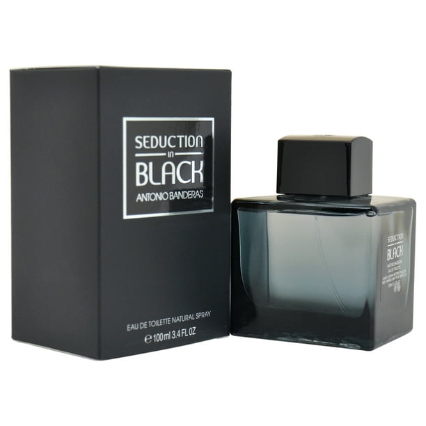 Seduction In Black by Antonio Banderas for Men - 3.4 oz EDT Spray