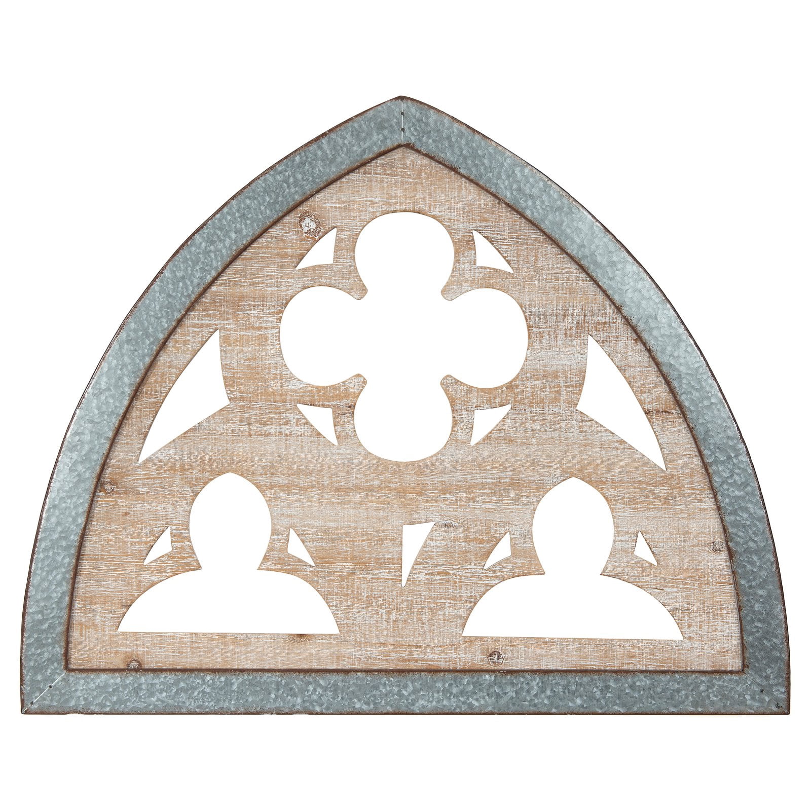 Woven Paths 27.5" Wood & Metal Wall Décor