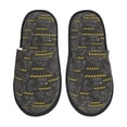 thumbnail image 1 of Balery Retro Excavator Pantuflas de Casa de Felpa Silenciosas con Diseño Estampado, Zapatillas Cómodas Antideslizantes de Algodón para Interior-Medium, 1 of 8