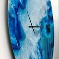thumbnail image 2 of Designart 'Geode Slice Macro ' Modern wall clock, 2 of 4