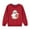 Red, variant on Odeerbi Kids Boys Girls Halloween Ghost Crewneck Sweatshirts Fall Winter Cotton Sweatshirt Kids Kids Cute Solid Color Halloween Print Long Sleeve Sweatshirts Top Kids Clothes Orange