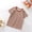 Brown, variant on Liyamei Kids Striped Shirts Short Sleeve Boy Girls Tee Top Size 18-24 Months