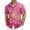 10-Pink, variant on ChaoLingNeng Mardi Gras Shirts for Men,Men's Fashion 3D Carnival Printed Shirt Short Sleeve Loose Collar Vacation Clothing,Carnival Fashion Lightweight Casual Tops