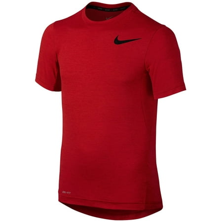 Nike - Nike Boys' Dri-FIT T-Shirt - University Red/Gym Rd/Blk - Size XS ...