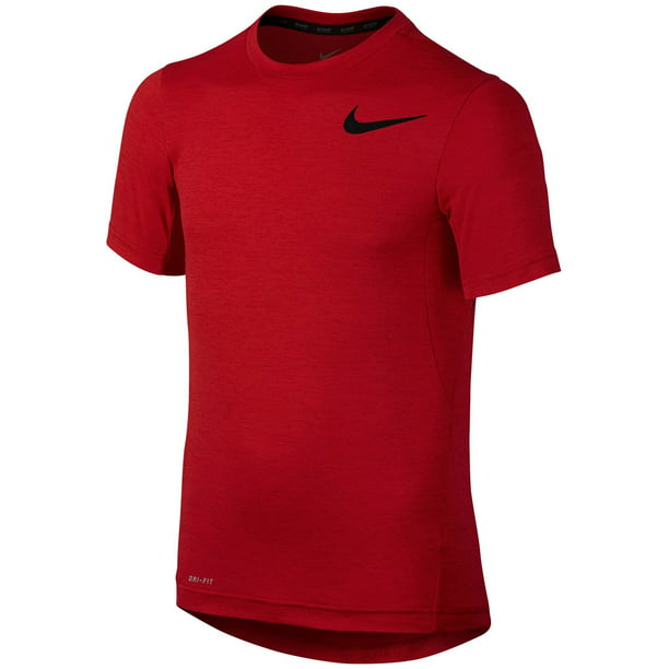 Nike - Nike Boys' Dri-FIT T-Shirt - University Red/Gym Rd/Blk - Size XS ...