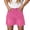 Hot Pink, variant on Conairie Jean Shorts Women Slim Elastic High Waisted Denim Shorts Trendy Vintage Washed Summer Trousers with Pockets Hot Pink L