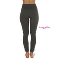 thumbnail image 2 of 5 Pack Kuda Moda Queen Size Warm Fleece Lined Thick Brushed Full Length Leggings Tights L-XL-2XL, 2 of 7