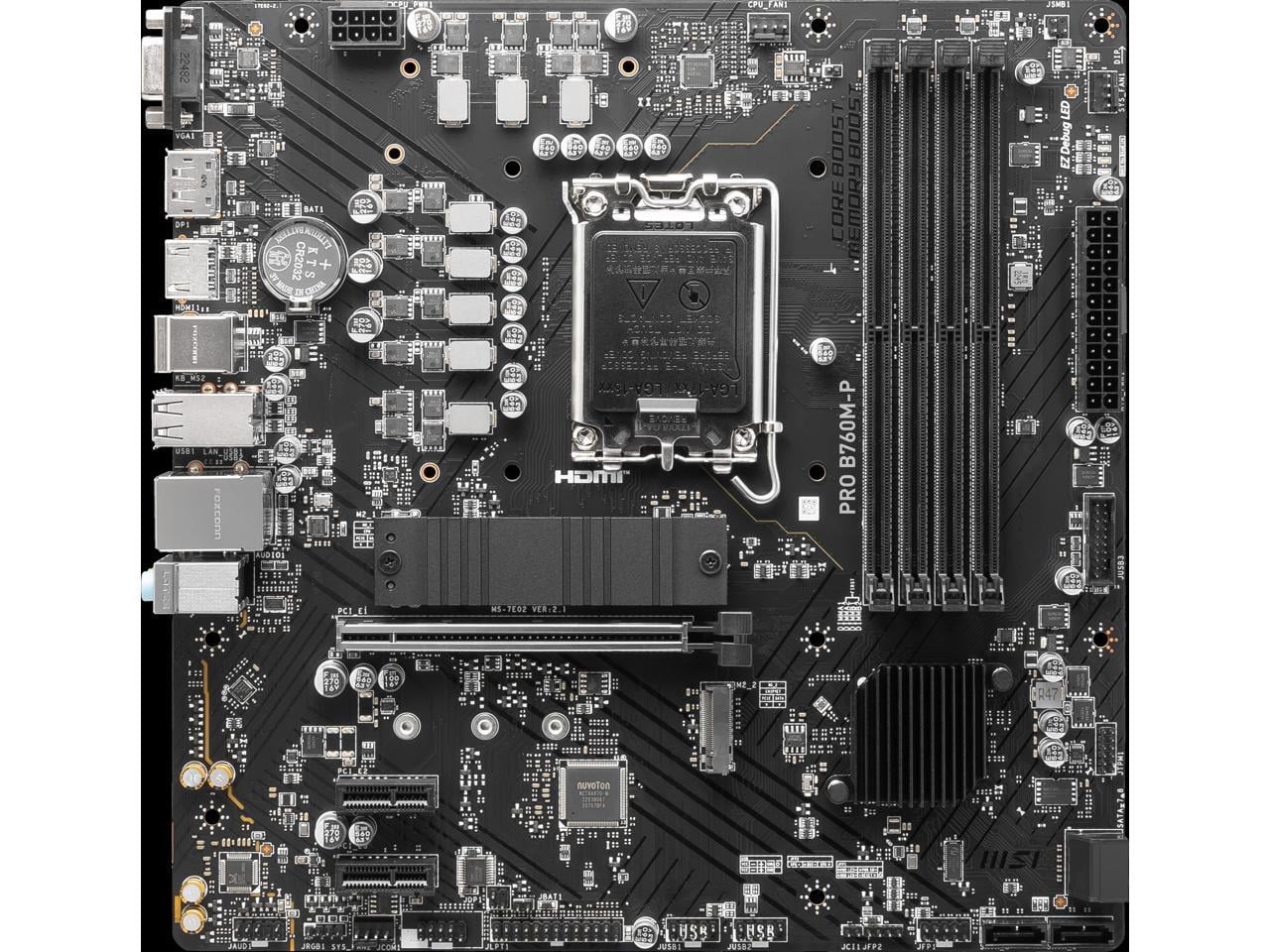 MSI B760M-P Gaming Desktop Motherboard - Intel B760 Chipset - Socket LGA-1700 - Micro ATX (prob760m-p)