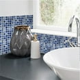 thumbnail image 4 of 10 Pcs Peel and Stick Tiles Stickers, Mosaic Kitchen Backsplash Tile Decals Bathroom Wall Peel and Stick DIY Self Adhesive Removable Wall Art Mural Wallpaper 4", 4 of 9