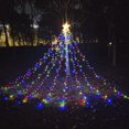 thumbnail image 1 of Decoraciones navideñas para exteriores Luces en cascada 350 LED 8 modos Tr, 1 of 4
