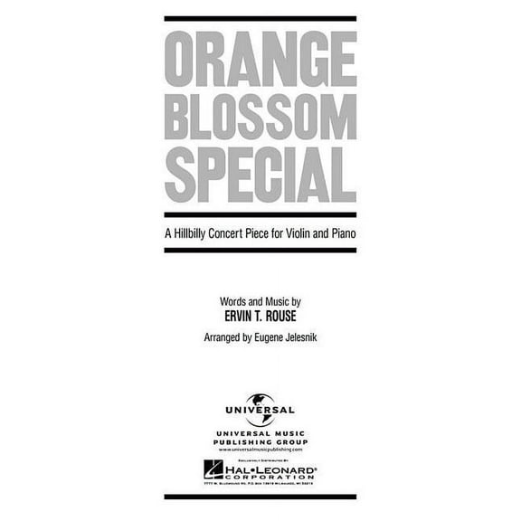 Orange Blossom Special (Paperback)