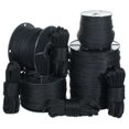 thumbnail image 1 of Golberg Solid Braid Black Nylon Rope - (1/4 Inch x 100 Foot Hank), 1 of 4