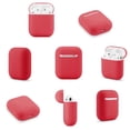 thumbnail image 1 of Soft Silicone Cover For Apple AirPods 1 2 generation Case Charging Box Bags For Air Pods 2 1 Protective Wireless Earphone Cover Red, 1 of 6