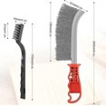 thumbnail image 4 of 6 Pieces Wire Brush, Metal Hand Bru Nylon Less Steel 6 Wire Bru (steel, And Nylon) For Cleaning Slag And Es, W, 4 of 5