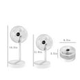 thumbnail image 3 of Dvkptbk Stretchable Fan, Fan Portable, 3 Speeds Desktop Table Fan, Plug In Power Fan, Rotation Strong Wind, Quiet Small Fan for Home Desktop Office, 3 of 7