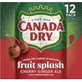 thumbnail image 2 of Canada Dry Cherry Gingerale Fruit Splash 12oz, Pack of 12, 2 of 2