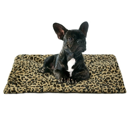UPC: 0842229102314 | FurHaven Pet Products ThermaNAP™ Faux Fur Self-Warming Pet Bed Mat – Leopard Small