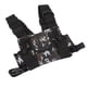 thumbnail image 1 of Tela verde marino Unisex correa de hombro ajustable chaleco táctico bolsa de almacenamiento mochila para equipo Walkie Talkie, 1 of 8